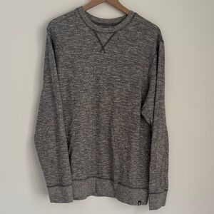 The North Face Men's Heathered Gray Crewneck Sweater